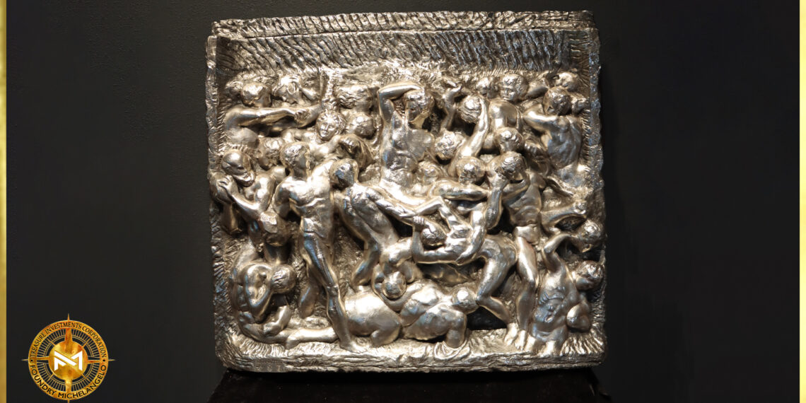 Mark Russo CEO and Founder of Treasure Investments Corp Unveils Michelangelo’s Original Sculpture Cast in Pure Silver