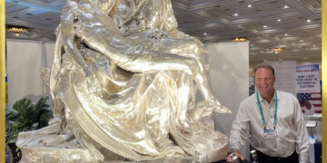 Mark Russo CEO of Treasure Investments Corporation Unveils the World’s Largest Pure Silver Sculpture Ever Created